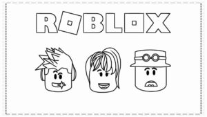 Desenho de Roblox Desenho Colorir Imprimir 084