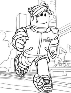 Desenho de Roblox Desenho Colorir Imprimir 111