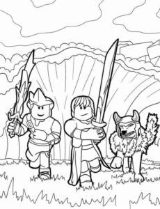 Desenho de Roblox Desenho Colorir Imprimir 113