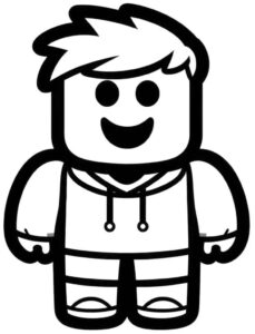 Desenho de Roblox Desenho Colorir Imprimir 116