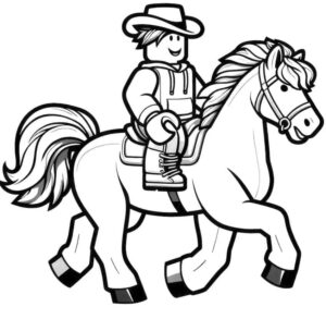Desenho de Roblox Desenho Colorir Imprimir 131