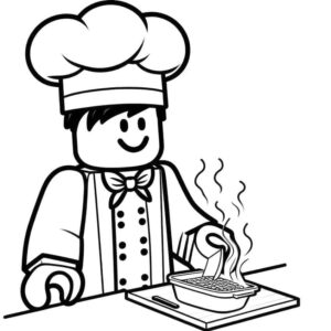 Desenho de Roblox Desenho Colorir Imprimir 132