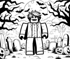 Desenho de Roblox Desenho Colorir Imprimir 135