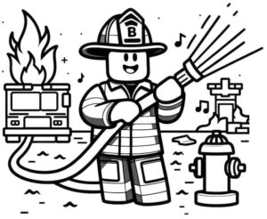 Desenho de Roblox Desenho Colorir Imprimir 136