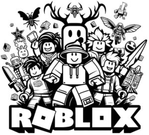 Desenho de Roblox Desenho Colorir Imprimir 137