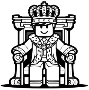Desenho de Roblox Desenho Colorir Imprimir 138