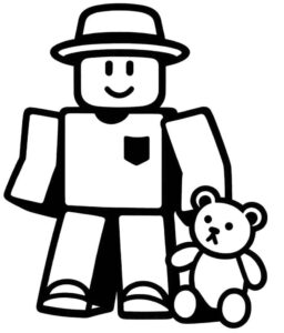 Desenho de Roblox Desenho Colorir Imprimir 143