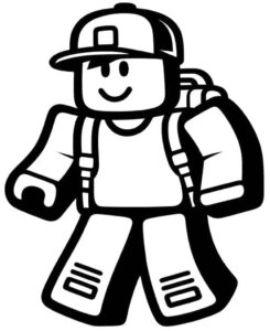 Desenho de Roblox Desenho Colorir Imprimir 144