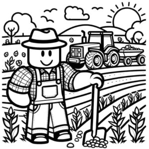 Desenho de Roblox Desenho Colorir Imprimir 148