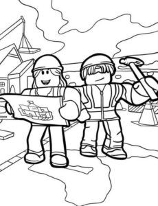 Desenho de Roblox Desenho Colorir Imprimir 158