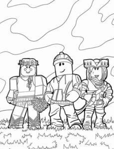 Desenho de Roblox Desenho Colorir Imprimir 159