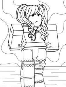 Desenho de Roblox Desenho Colorir Imprimir 160