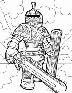 Desenho de Roblox Desenho Colorir Imprimir 164