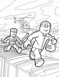 Desenho de Roblox Desenho Colorir Imprimir 166