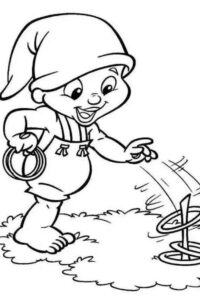Desenho de Saci Perere Para Colorir