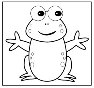 Desenho de Sapos Desenho Colorir Imprimir 05