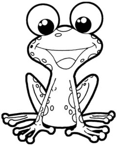 Desenho de Sapos Desenho Colorir Imprimir 09