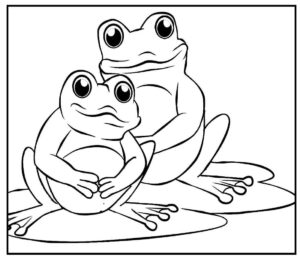 Desenho de Sapos Desenho Colorir Imprimir 12