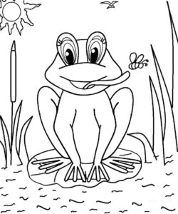 Desenho de Sapos Desenho Colorir Imprimir 34