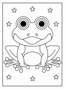 Desenho de Sapos Desenho Colorir Imprimir 43