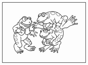 Desenho de Sapos Desenho Colorir Imprimir 57