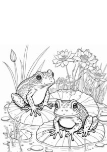 Desenho de Sapos Desenho Colorir Imprimir 64