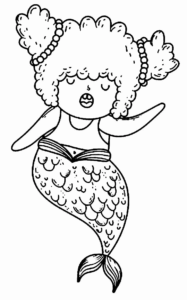 Desenho de Sereia Desenho Colorir Imprimir 15