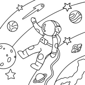 Desenho de Sistema Solar Desenho Colorir Imprimir 18