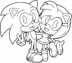 Desenho de Sonic Desenho Colorir Imprimir 05