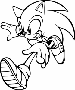 Desenho de Sonic Desenho Colorir Imprimir 10