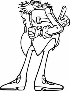 Desenho de Sonic Desenho Colorir Imprimir 11