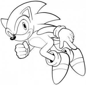 Desenho de Sonic Desenho Colorir Imprimir 15
