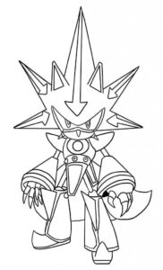 Desenho de Sonic Desenho Colorir Imprimir 16