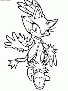 Desenho de Sonic Desenho Colorir Imprimir 17