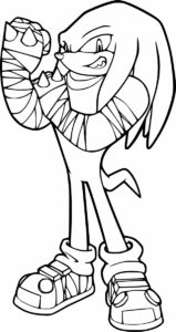 Desenho de Sonic Desenho Colorir Imprimir 25