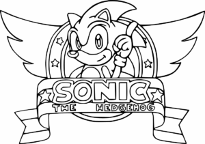 Desenho de Sonic Desenho Colorir Imprimir 26