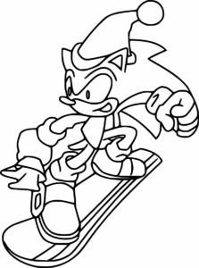 Desenho de Sonic Desenho Colorir Imprimir 28