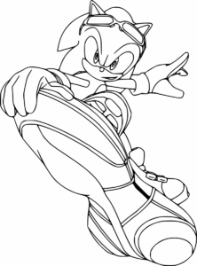 Desenho de Sonic Desenho Colorir Imprimir 29