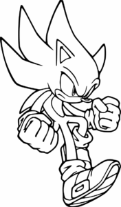 Desenho de Sonic Desenho Colorir Imprimir 31