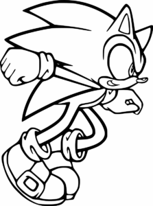 Desenho de Sonic Desenho Colorir Imprimir 32