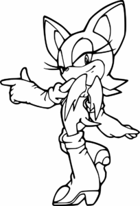 Desenho de Sonic Desenho Colorir Imprimir 34