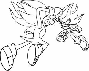 Desenho de Sonic Desenho Colorir Imprimir 35