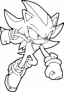 Desenho de Sonic Desenho Colorir Imprimir 36