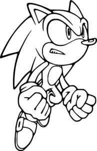Desenho de Sonic Desenho Colorir Imprimir 45