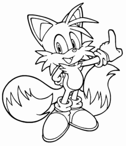 Desenho de Sonic Desenho Colorir Imprimir 46