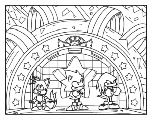 Desenho de Sonic Desenho Colorir Imprimir 50