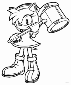 Desenho de Sonic Desenho Colorir Imprimir 52