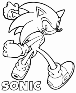 Desenho de Sonic Desenho Colorir Imprimir 60