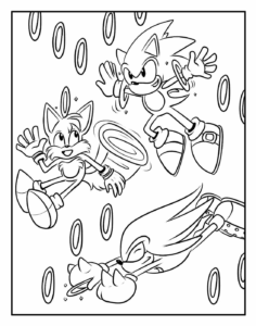 Desenho de Sonic Desenho Colorir Imprimir 61
