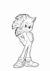 Desenho de Sonic Desenho Colorir Imprimir 64